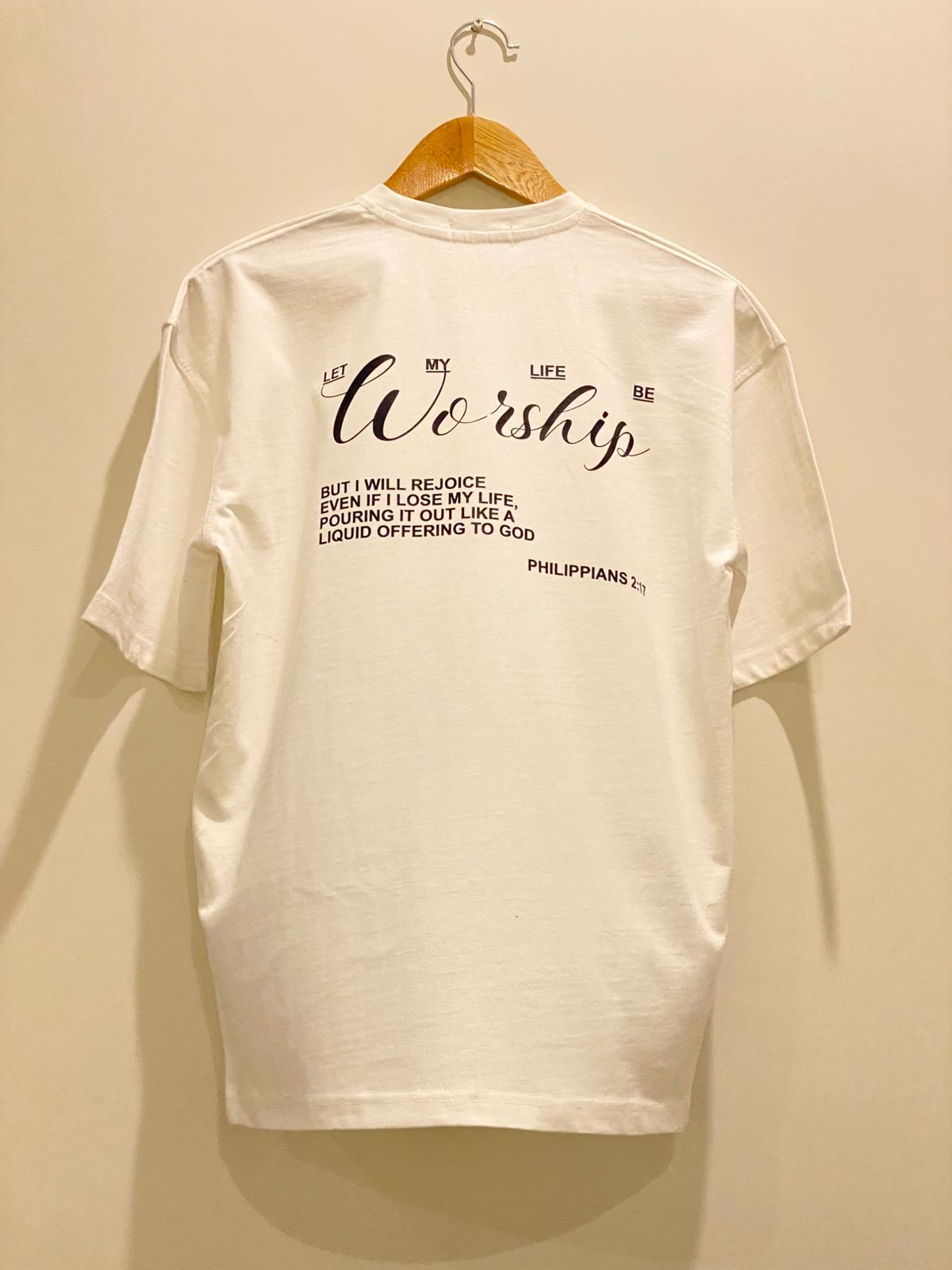 Worship Oversize White T-Shirt