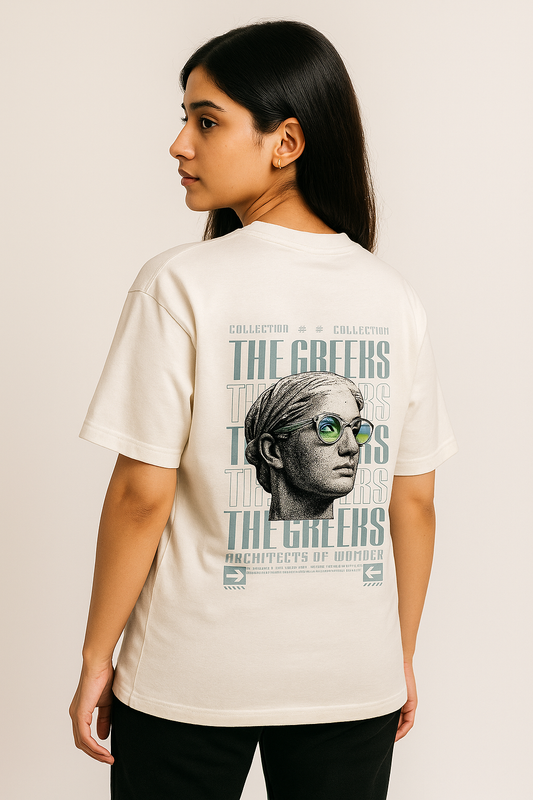 The Greeks Oversize White T-Shirt