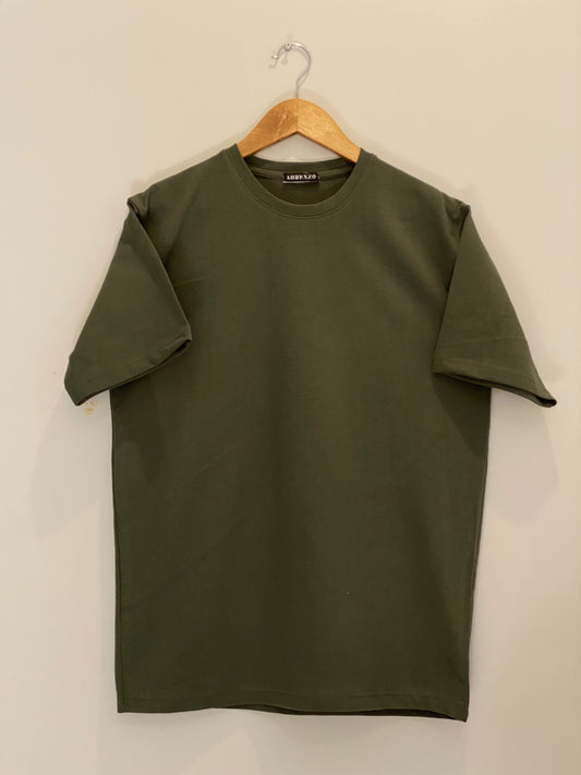 Olive-Green Regular T-Shirt