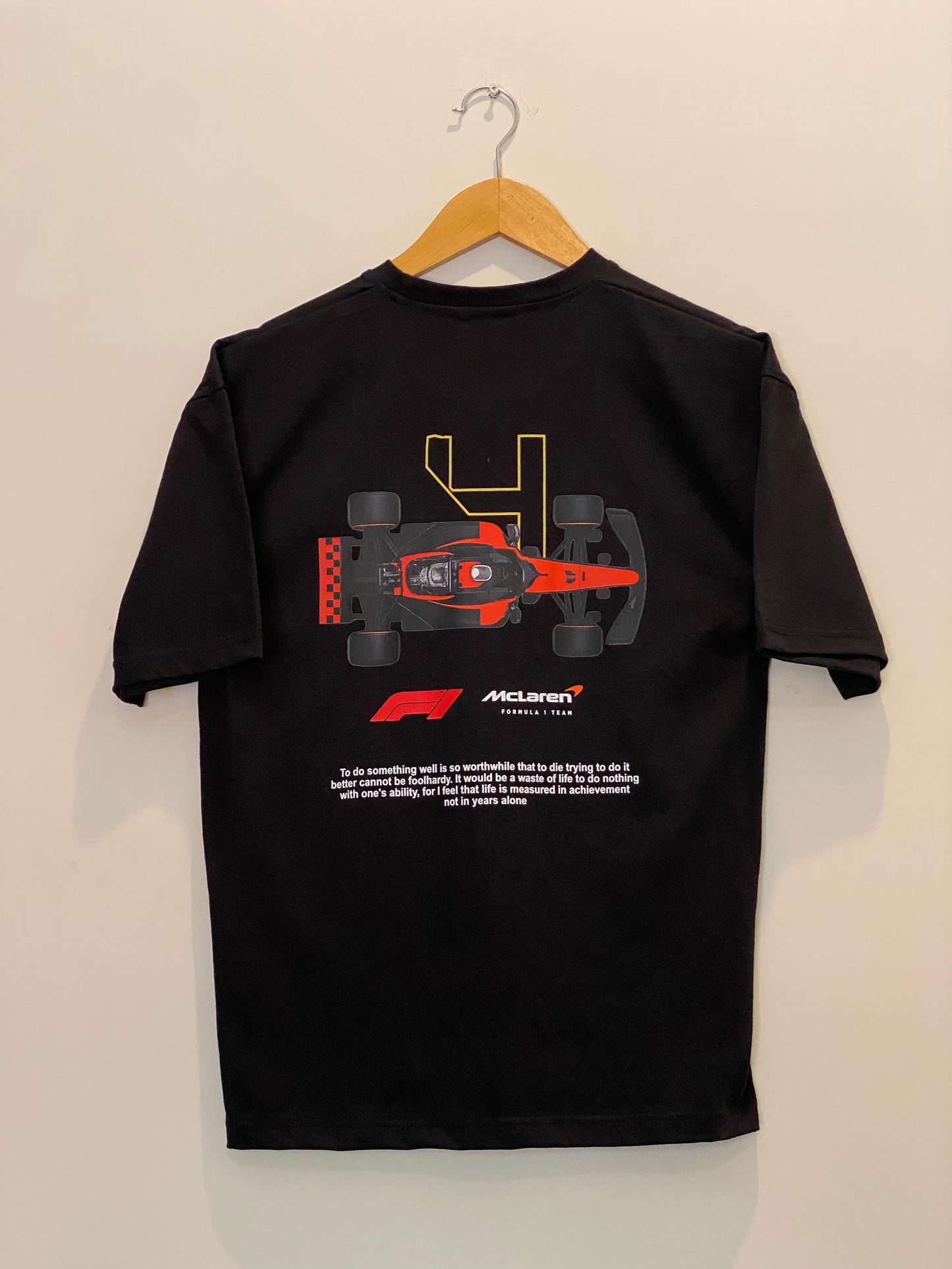 Formula-1 Oversize Black T-Shirt