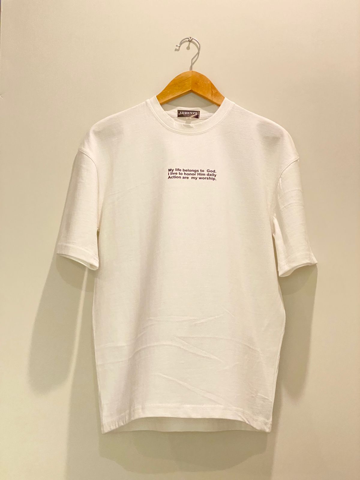 Worship Oversize White T-Shirt